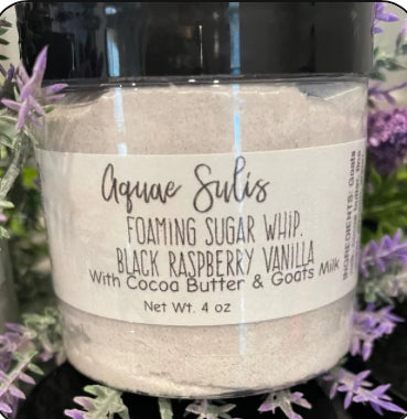 Black Raspberry Vanilla Foaming Sugar Whip, 4 ounces